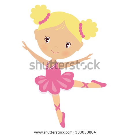 Ballerina Vector Illustration Stock Vector (Royalty Free) 333050804