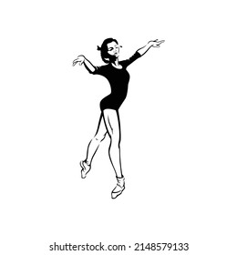 ballerina women in silhouette dance