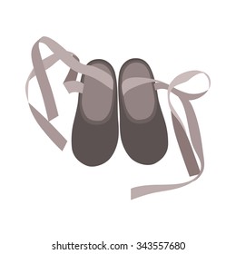 Ballerinas brown.
