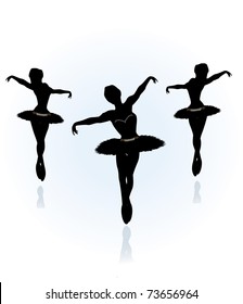 Ballerina-Vector Illustration