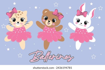 ballerines cute beeauty friends  star