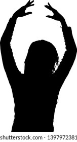 Ballet Ballerina shadow dance girl