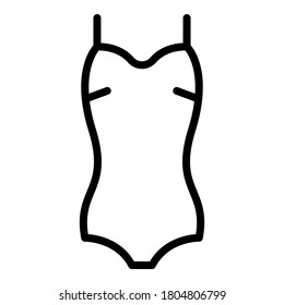 Ballet body icon. Outline ballet body vector icon for web design isolated on white background