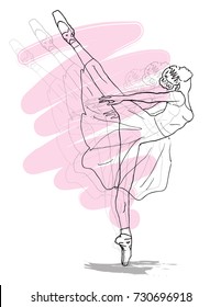 Ballet conceptual design for ballet and dance studio 