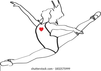 Ballet dancer, ballerina, ballet or dance