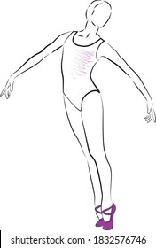 Ballet dancer, ballerina, dance or dancing