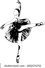 Ballet dancer, ballerina, dance or dancing