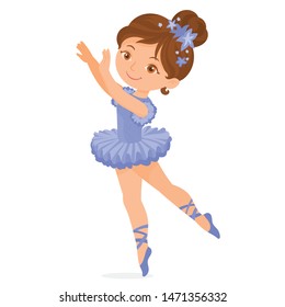 Ballet dancer girl doing poses