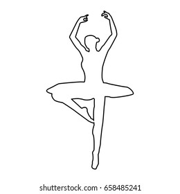Ballet dancer   icon .