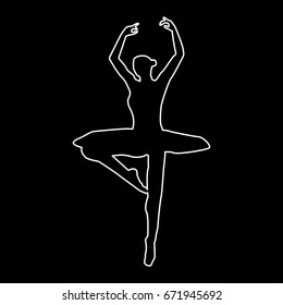Ballet dancer   icon .