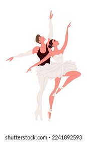 ballet dancer male and female icon