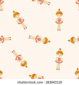 ballet dancer ,seamless pattern