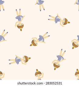 ballet dancer ,seamless pattern