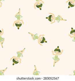 ballet dancer ,seamless pattern