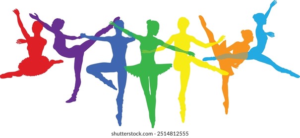 Ballet dancer silhouette ballerina dancers poses woman dancing silhouettes