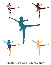 Ballet Dancer Silhouette Dancers Poses Silhouettes