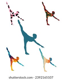 Ballet Dancer Silhouette Dancers Poses Silhouettes