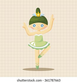 ballet dancer theme elements