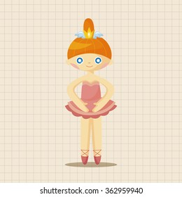 ballet dancer theme elements