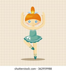 ballet dancer theme elements