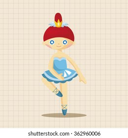 ballet dancer theme elements