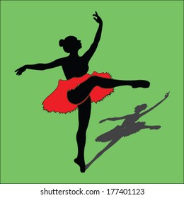 Ballet Dancer Vector Illustration