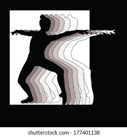 Ballet Dancer Vector Illustration
