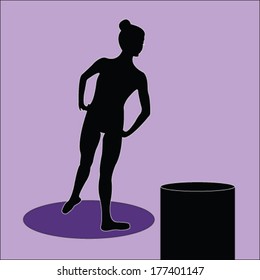 Ballet Dancer Vector Illustration
