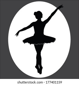 Ballet Dancer Vector Illustration