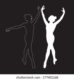 Ballet Dancer Vector Illustration