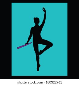 Ballet Dancer Vector Illustration