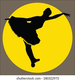 Ballet Dancer Vector Illustration