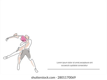 Ballet Dancers in Elegant