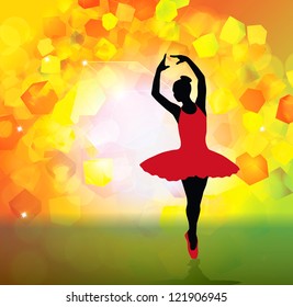 Ballet - dancing woman