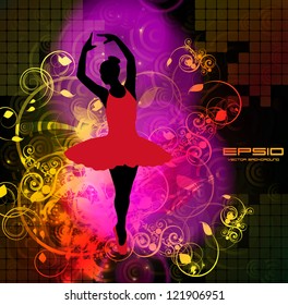 Ballet - dancing woman