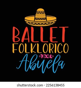 Ballet Folklorico Abuela Grandma Sombrero