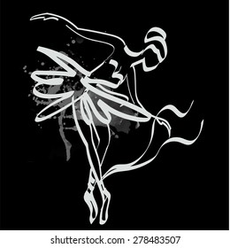 ballet girl sketch