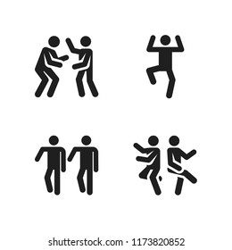 ballet icon. 4 ballet vector icons set. dancer and dancers icons for web and design about ballet theme