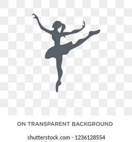 Ballet icon. Ballet design concept from Museum collection. Simple element vector illustration on transparent background.