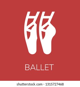  Ballet icon. Editable  Ballet icon for web or mobile.