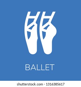  Ballet icon. Editable  Ballet icon for web or mobile.