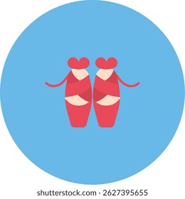 Ballet Icon Symbol Art Sign