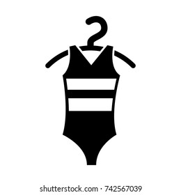 ballet leotard for ballet class icon in cartoon style
