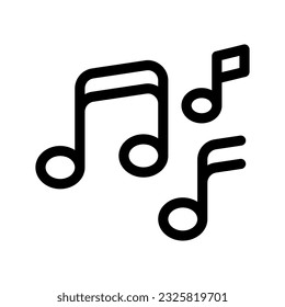 Ballet Music Icon Vector Symbol Design Illustration