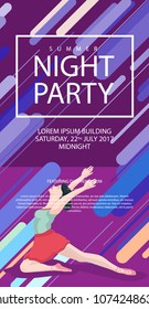 ballet party flyer