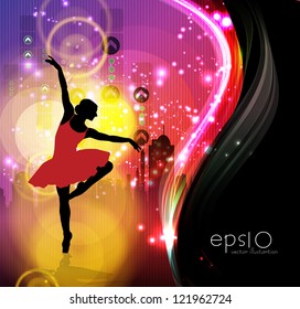 Ballet performing