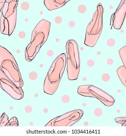 Ballet point shoes