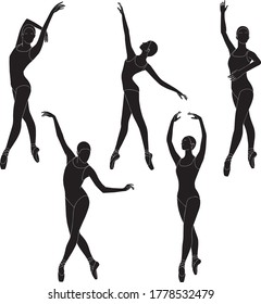 ballet posture (digital line drawing)