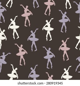 ballet seamless pattern
