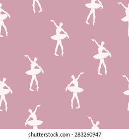 ballet seamless pattern